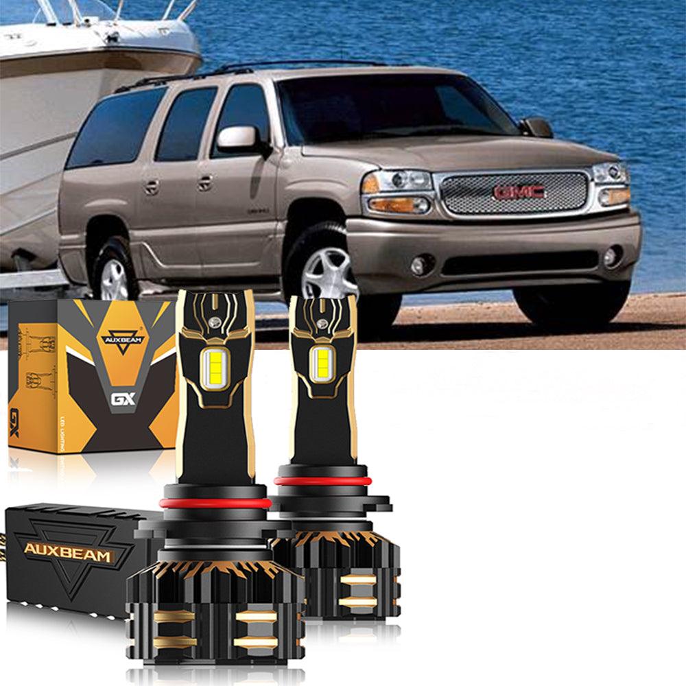 For 2002-2006 GMC Yukon 9005 9006 LED Headlight Bulbs Bundle