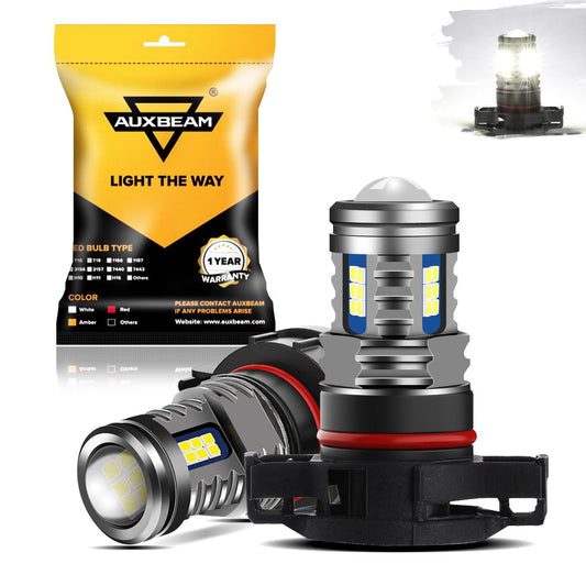 (2pcs/set) 5202/5201/PS24W/H16EU  Y2 Series 3-Sides Cool White/Golden Yellow LED Fog Light/DRL