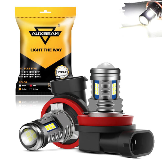 🔥(2pcs/set) H11/H8/H9/H16JP  Y2 Series 3-Sides Cool White LED Fog Light/DRL