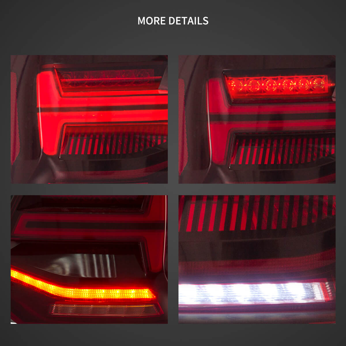 LED Tail Light Assembly With Sequential Turn Signal For 2009-2017 Volkswagen Polo 5th Gen (LWB/SWB）