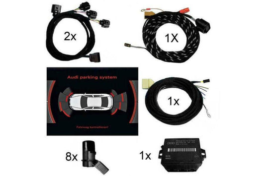 APS+ Audi Parking System Plus Front & Rear Retrofit for Audi Q7 4L - SPEED LIGHT