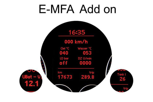 E-MFA DIS Add-On - Display Boost, Oil, Battery - SPEED LIGHT
