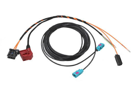 TV Tuner - Harness with Fiber Optic for Audi A5 8T, A4 8K MMI 3G - SPEED LIGHT
