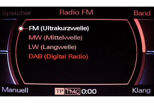 DAB Digital Radio wiring for Audi A4 8K MMI 2G - SPEED LIGHT