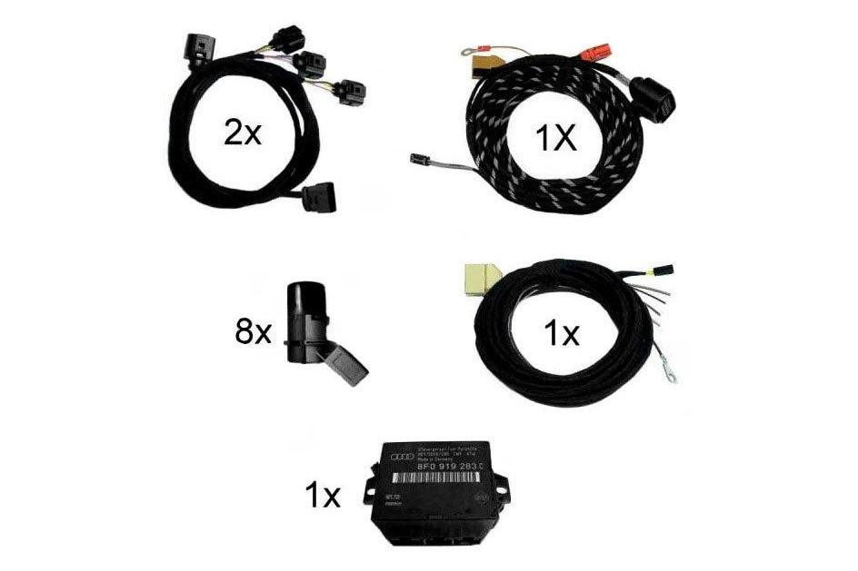 APS+ Parking System Plus - Front & Rear for Audi A4 8H cabriolet - SPEED LIGHT