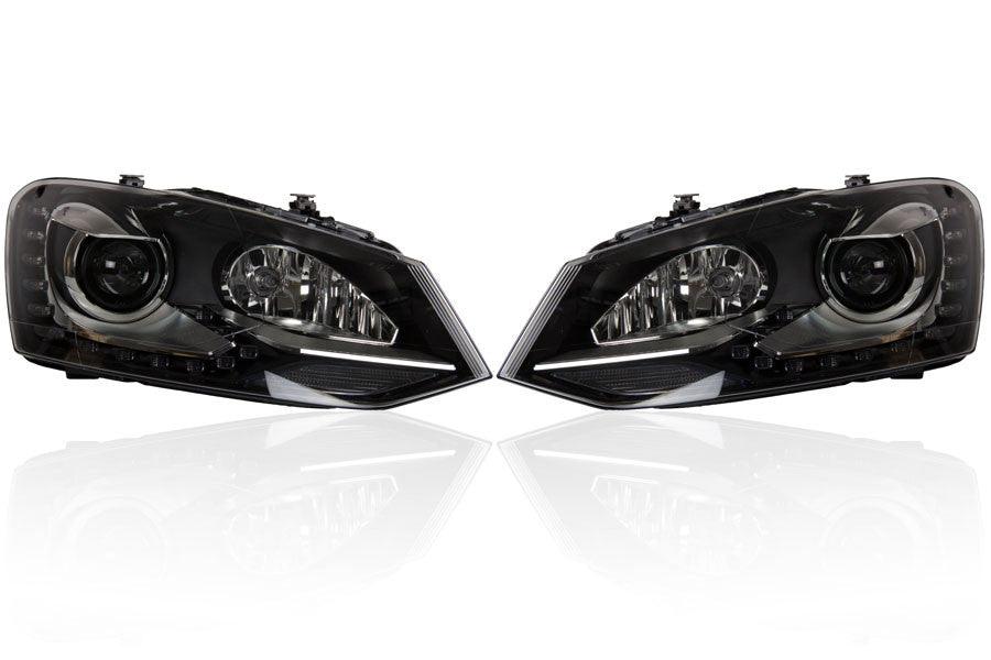 Bi-Xenon Headlights LED DRL Upgrade for VW Polo 6R - SPEED LIGHT