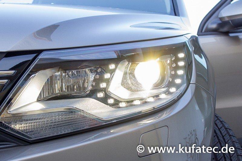 Bi-Xenon headlights LED DRL upgrade for VW Touareg 7P with, without air suspension - SPEED LIGHT