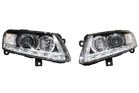 Bi-Xenon headlights with LED Daytime Running Light (DRL) for Audi A6 4F - SPEED LIGHT