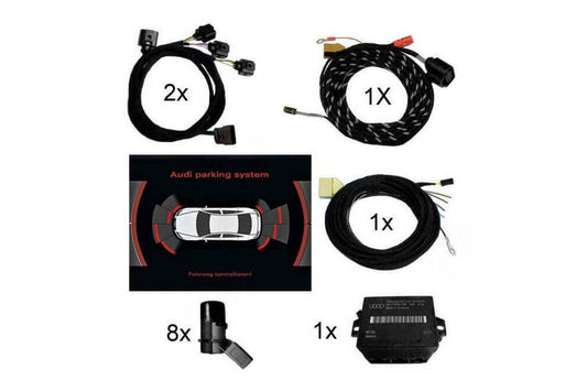 APS+ Audi Parking System Plus - Front + Back for Audi A3 8P - SPEED LIGHT