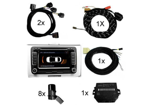 Park Pilot with OPS Front + Rear Retrofit for VW CC - SPEED LIGHT