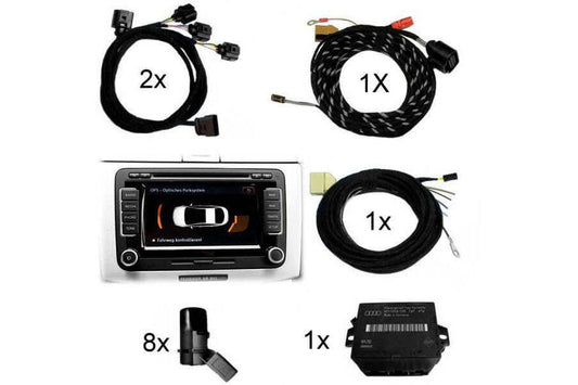 Complete set Skoda front + rear Parking Assist incl. OPS for Skoda Octavia 1Z - SPEED LIGHT