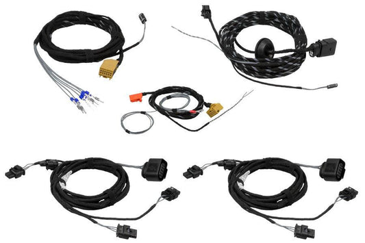 Cable Set Park Pilot with OPS Front + rear Retrofit for VW Touareg 7P - SPEED LIGHT