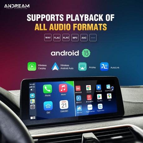 Andream Android Auto Touchscreen Hi-Fi DSP Audio Upgrade Pour BMW