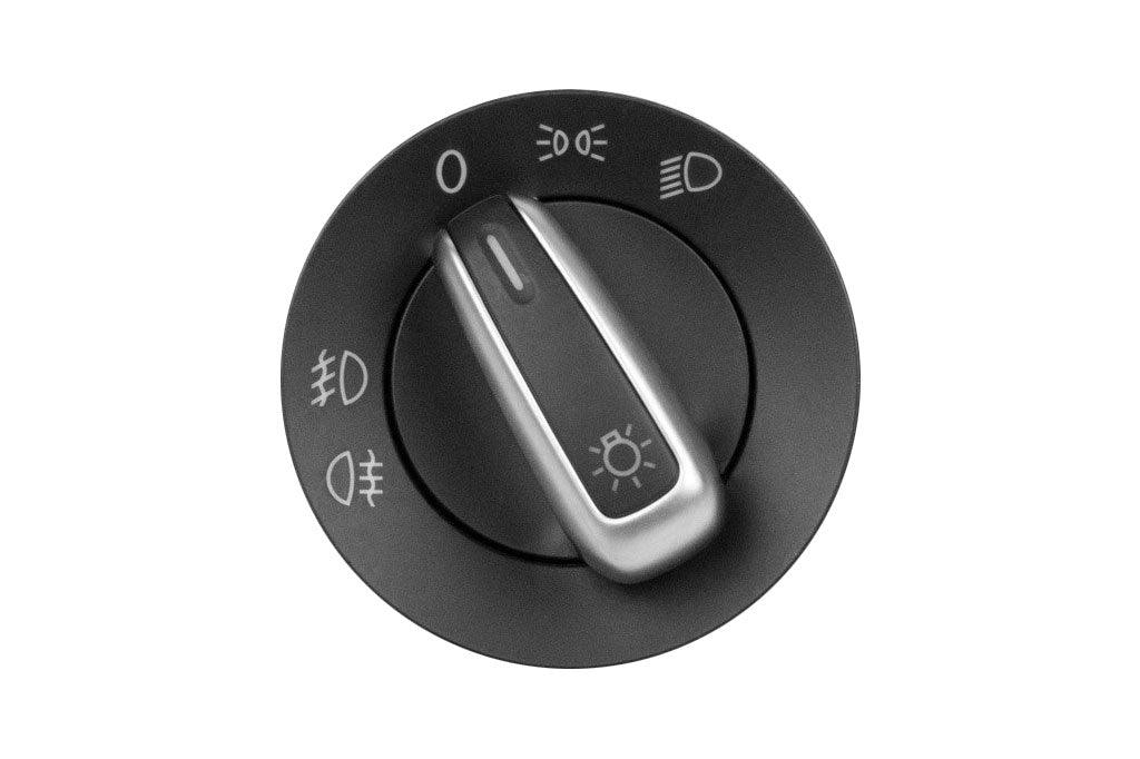 Light switch with chrome for VW, Seat vehicles with fog lights and BCM - SPEED LIGHT