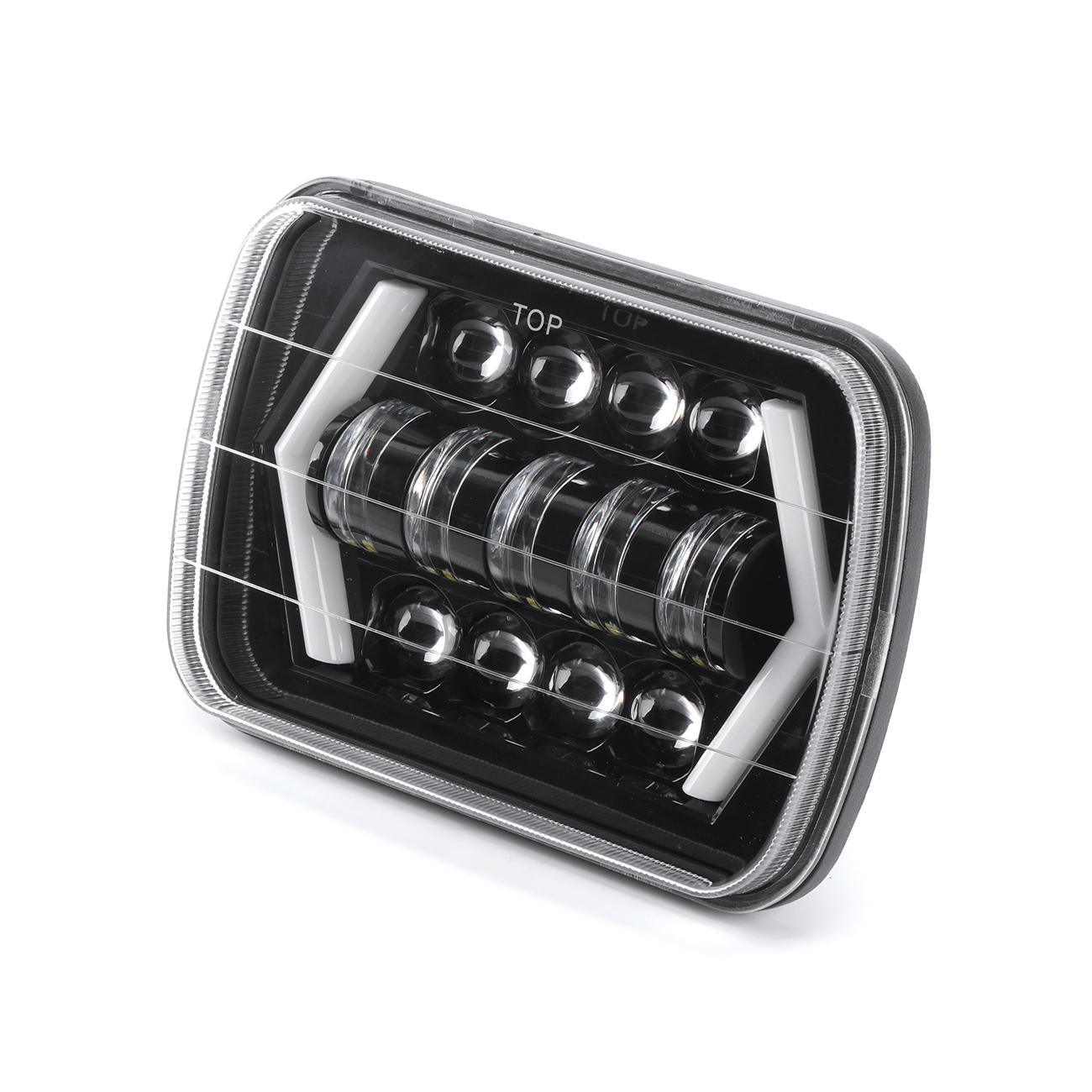 (2pcs/set) 7x6 Inch Projecteur LED avec Halo pour Chevrolet Express