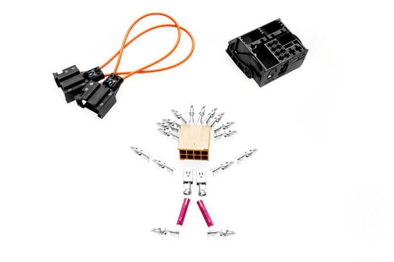 Cable set retrofit MMI basic to MMI 3G High for Audi A4 8K, A5 8T - SPEED LIGHT