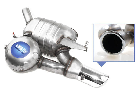 Original rear silencer left incl. sound generator for Audi A6, A7 4G - SPEED LIGHT