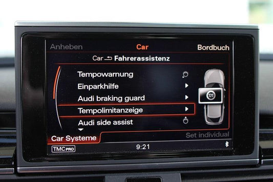 Traffic sign recognition for Audi A8 4H - SPEED LIGHT