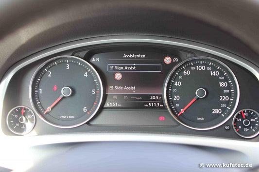Traffic sign recognition for VW Touareg 7P - SPEED LIGHT