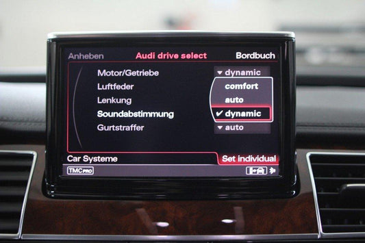 Complete kit Active Sound incl. Sound Booster for Audi A8 4H - SPEED LIGHT