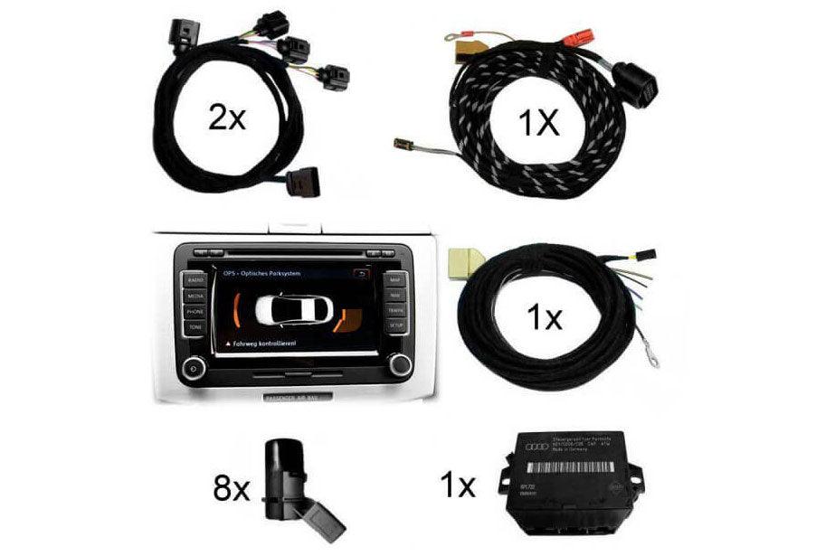 Complete set Skoda front & rear Parking Assist incl. OPS for Skoda Superb 3T - SPEED LIGHT