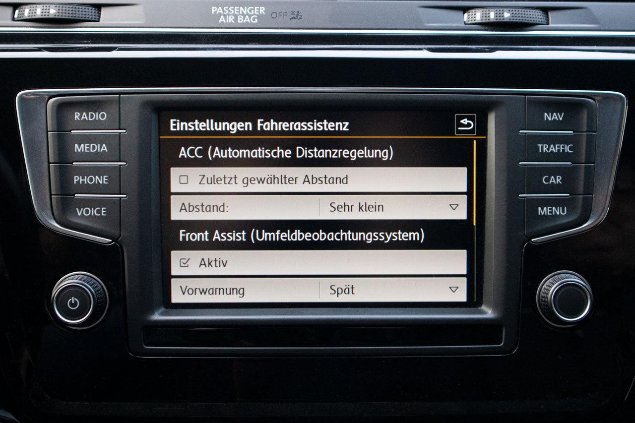 Automatic distance control (ACC) for VW Touran 5T - SPEED LIGHT