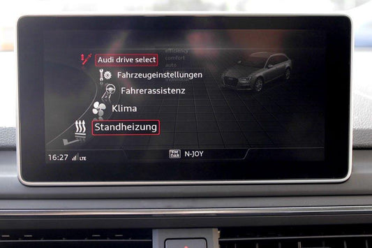 Auxiliary heating retrofit kit for Audi A4 8W - SPEED LIGHT