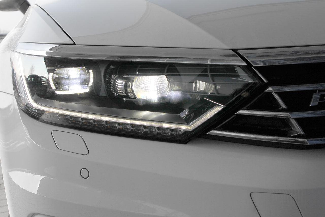 LED headlights with LED daytime running light (DRL) for VW Passat B8 - SPEED LIGHT