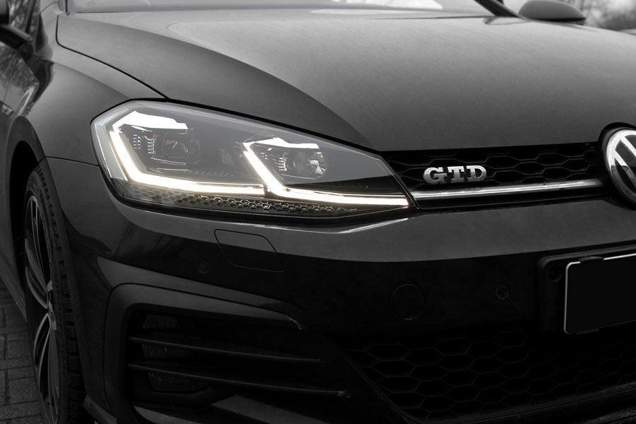LED headlights with LED daytime running light DRL for VW Golf 7 - SPEED LIGHT