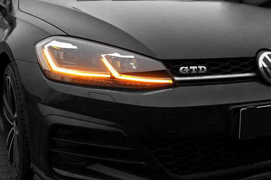 LED headlights with LED daytime running light DRL for VW Golf 7 - SPEED LIGHT