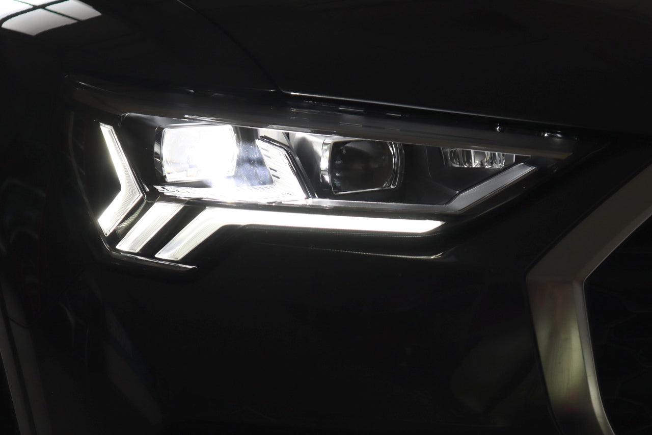 LED Matrix headlights with LED DRL and dynamic blinker for Audi Q3 F3 - SPEED LIGHT