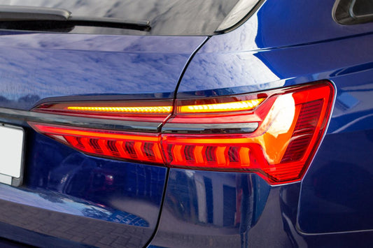 Complete set of LED rear lights with dynamic light staging for Audi A6 4A - SPEED LIGHT