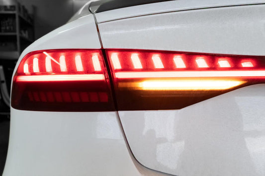 Complete set of LED rear lights with dynamic light staging for Audi A7 4K - SPEED LIGHT