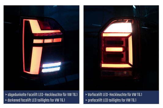 Adapter rear lights for VW T6.1 - SPEED LIGHT