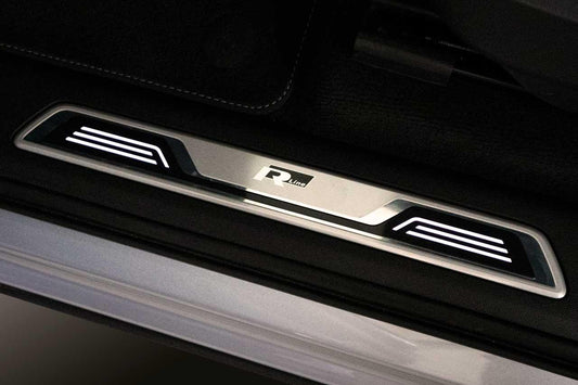 Complete set of original door sills with lighting for VW Touareg CR - SPEED LIGHT