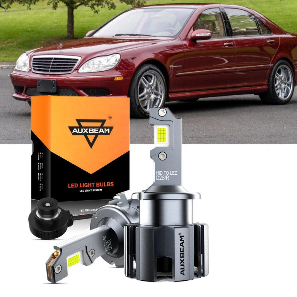 Para Mercedes-Benz S55 AMG 2001-2006 con faros HID, paquete de bombillas LED de haz alto y bajo
