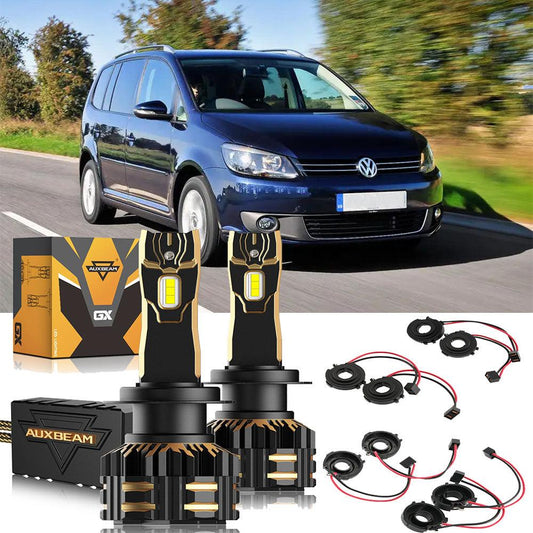 For 2010-2015 Volkswagen Touran 1T3 H7 LED Headlight Bulbs 