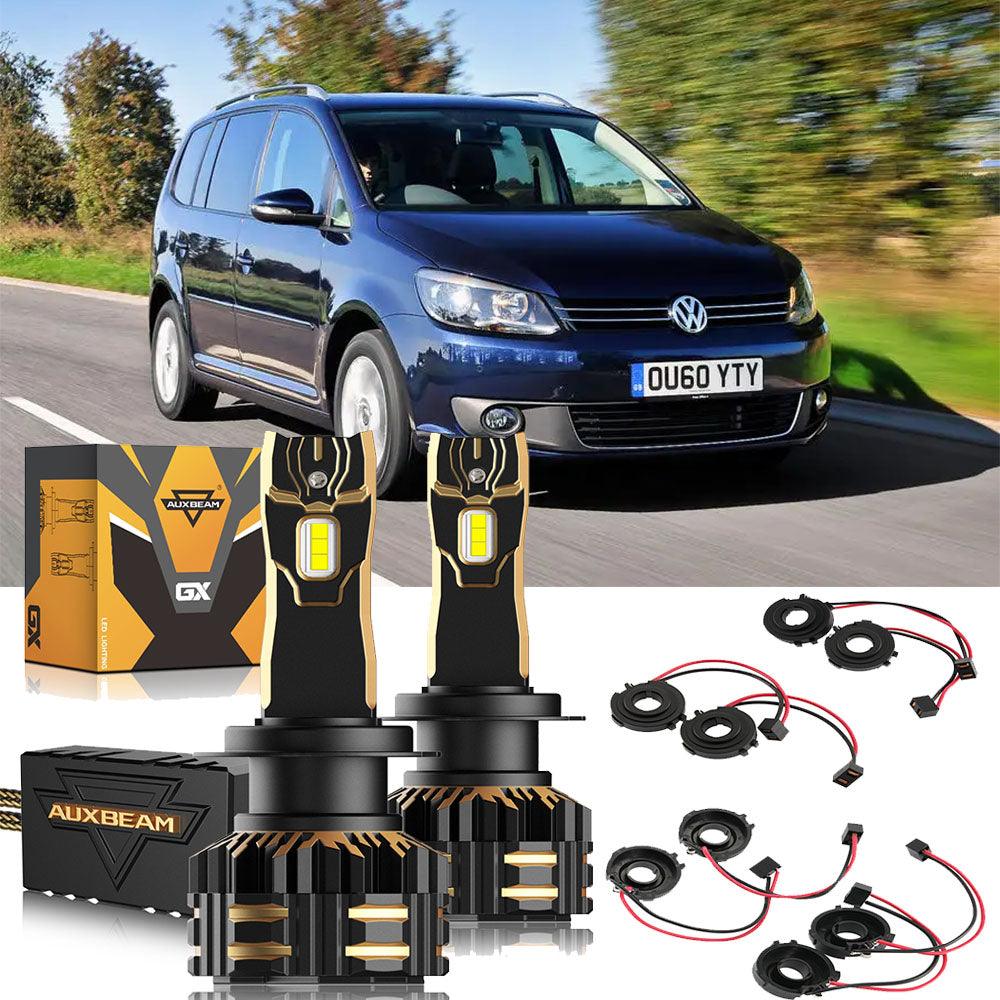 For 2010-2015 Volkswagen Touran 1T3 H7 LED Headlight Bulbs 