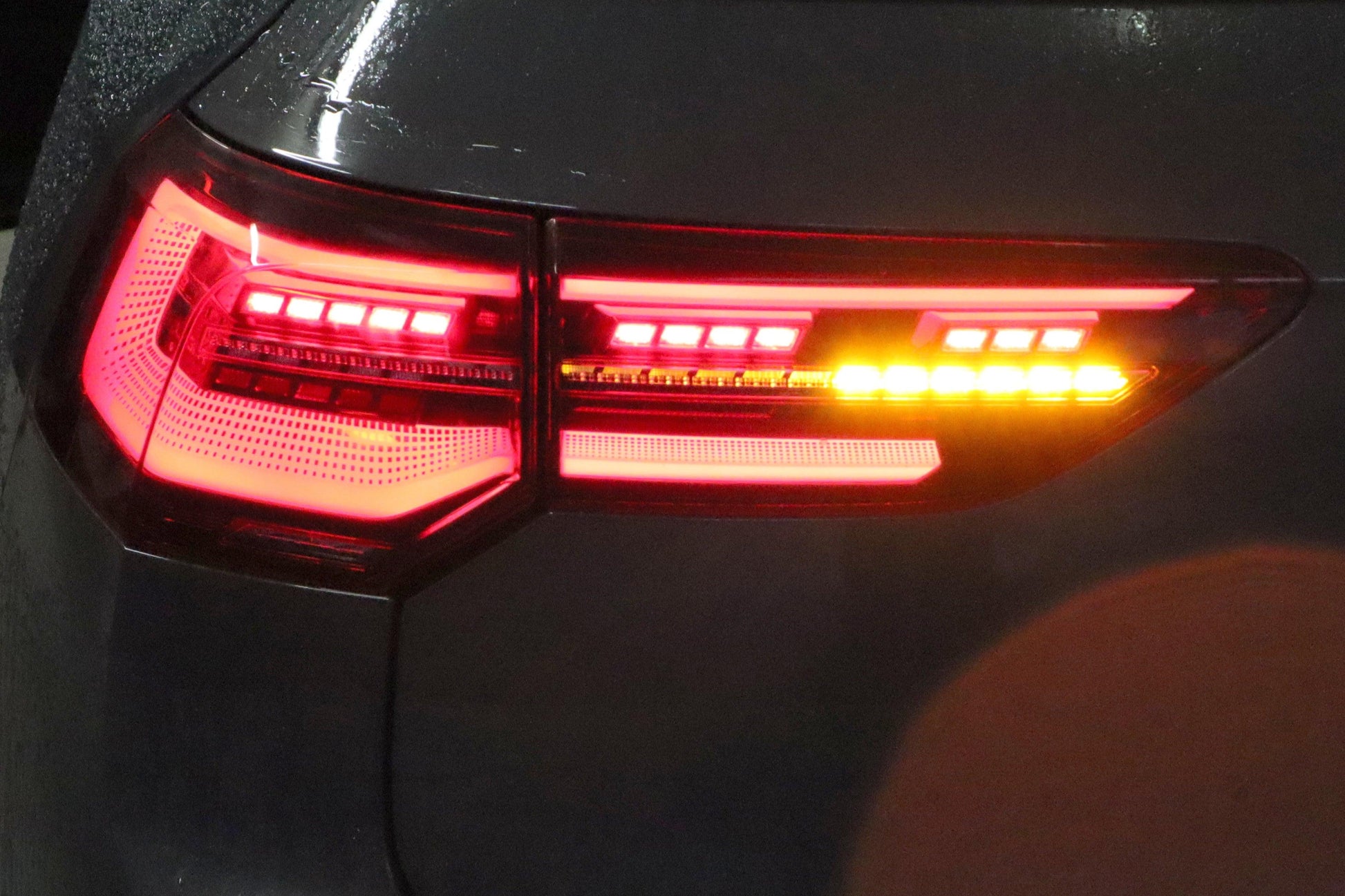 Complete set LED rear lights with dynamic flashing light for VW Golf 8 VIII CD, CG - SPEED LIGHT