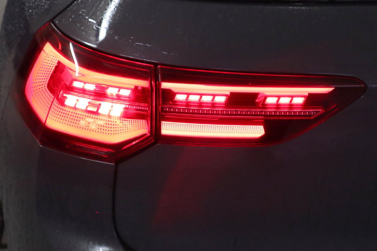 Complete set LED rear lights with dynamic flashing light for VW Golf 8 VIII CD, CG - SPEED LIGHT