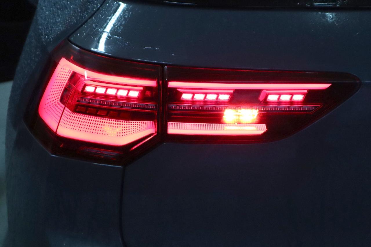 Complete set LED rear lights with dynamic flashing light for VW Golf 8 VIII CD, CG - SPEED LIGHT