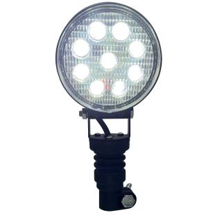 9 LED work light on pole