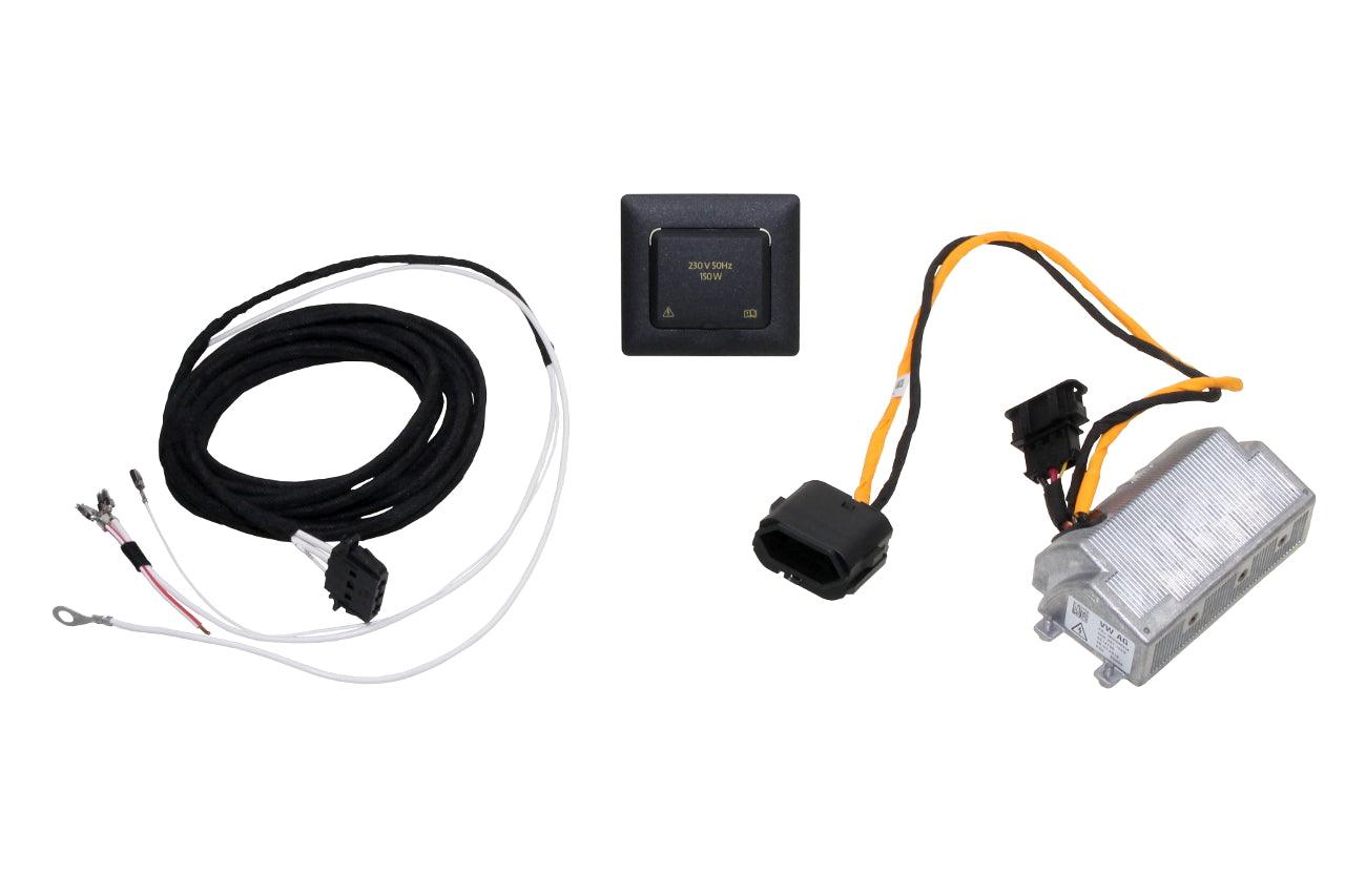 Complete set 230 Volt socket for VW Touran 5T - SPEED LIGHT