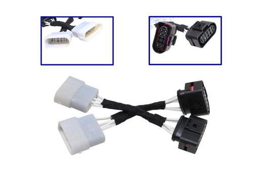 Adapter Halogen to Halogen 12-pin < - > 10-pin Plug & Play for Audi TT 8N - SPEED LIGHT