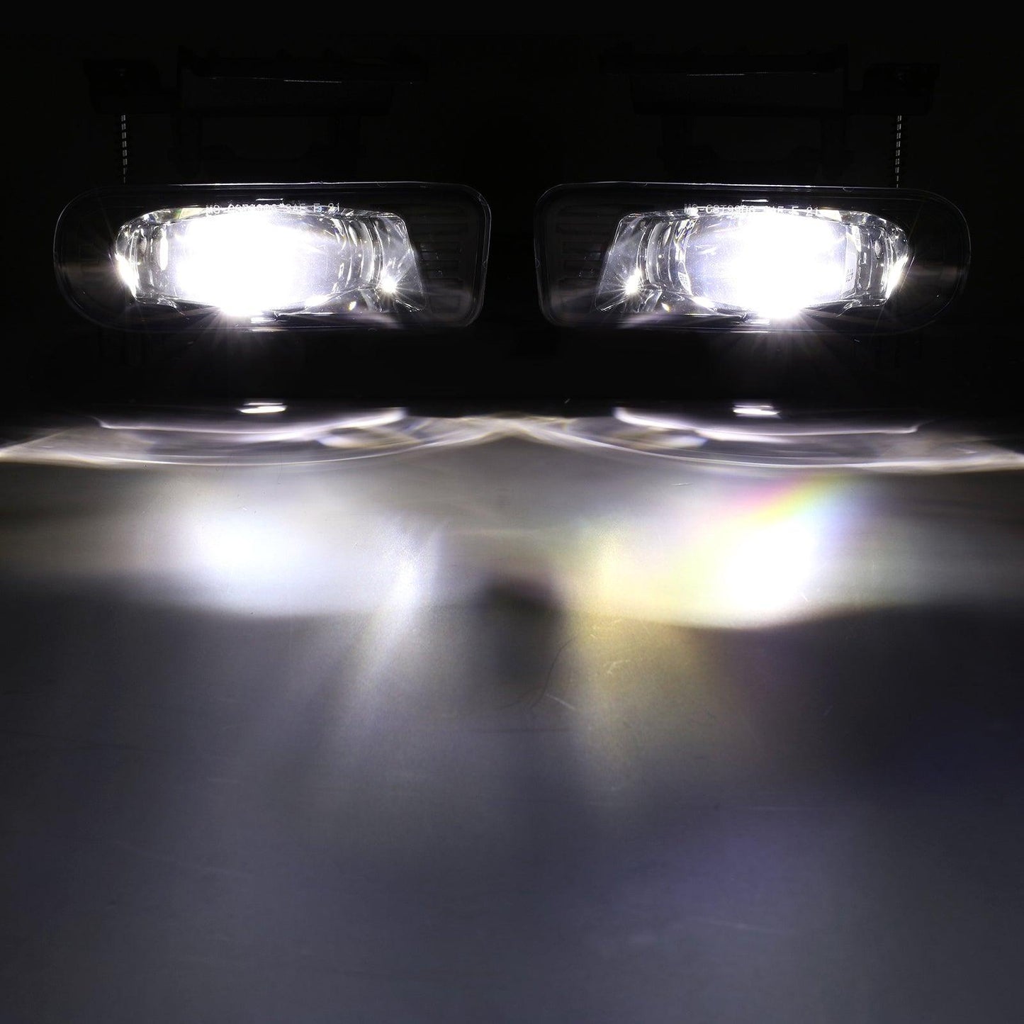 (2pcs/set) 60W Feux Anti-Brouillard LED Homologués pour Chevrolet Silverado 1500/2500 1999 2000 2001 2002