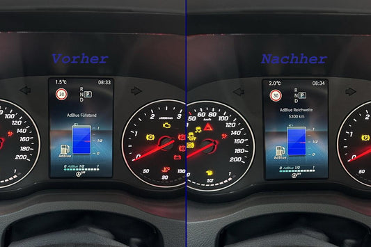 Coding dongle activation residual kilometer display of the Adblue fill level for Mercedes Sprinter 907/910 - SPEED LIGHT