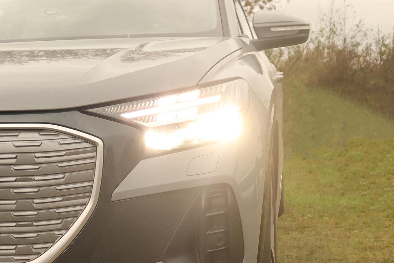 LED Matrix headlights with LED DRL and dynamic blinker for Audi Q4 F4 - SPEED LIGHT