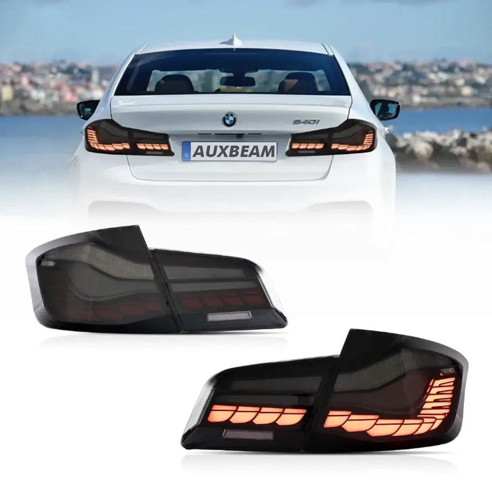 LED Tail Lights Assembly With Dynamic Welcome Light [CS Style] For 2011-2017 BMW 5 Series M5 6th Gen (F10 F18)