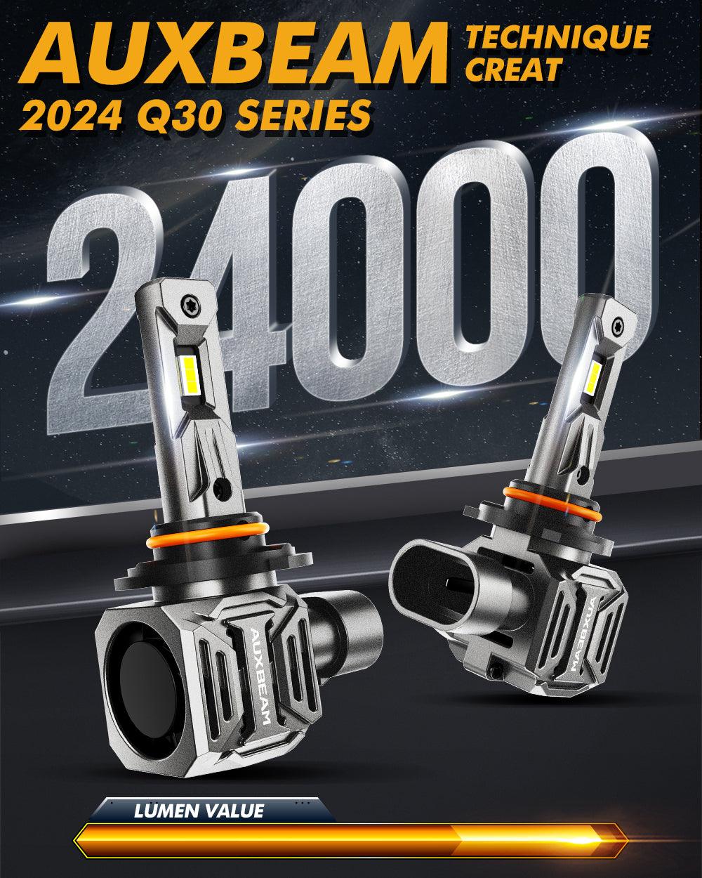9005/HB3 LED Headlight Bulbs Q30 Series Brightest Wireless 110W 24000LM 6500K Cool White | 2 bulbs