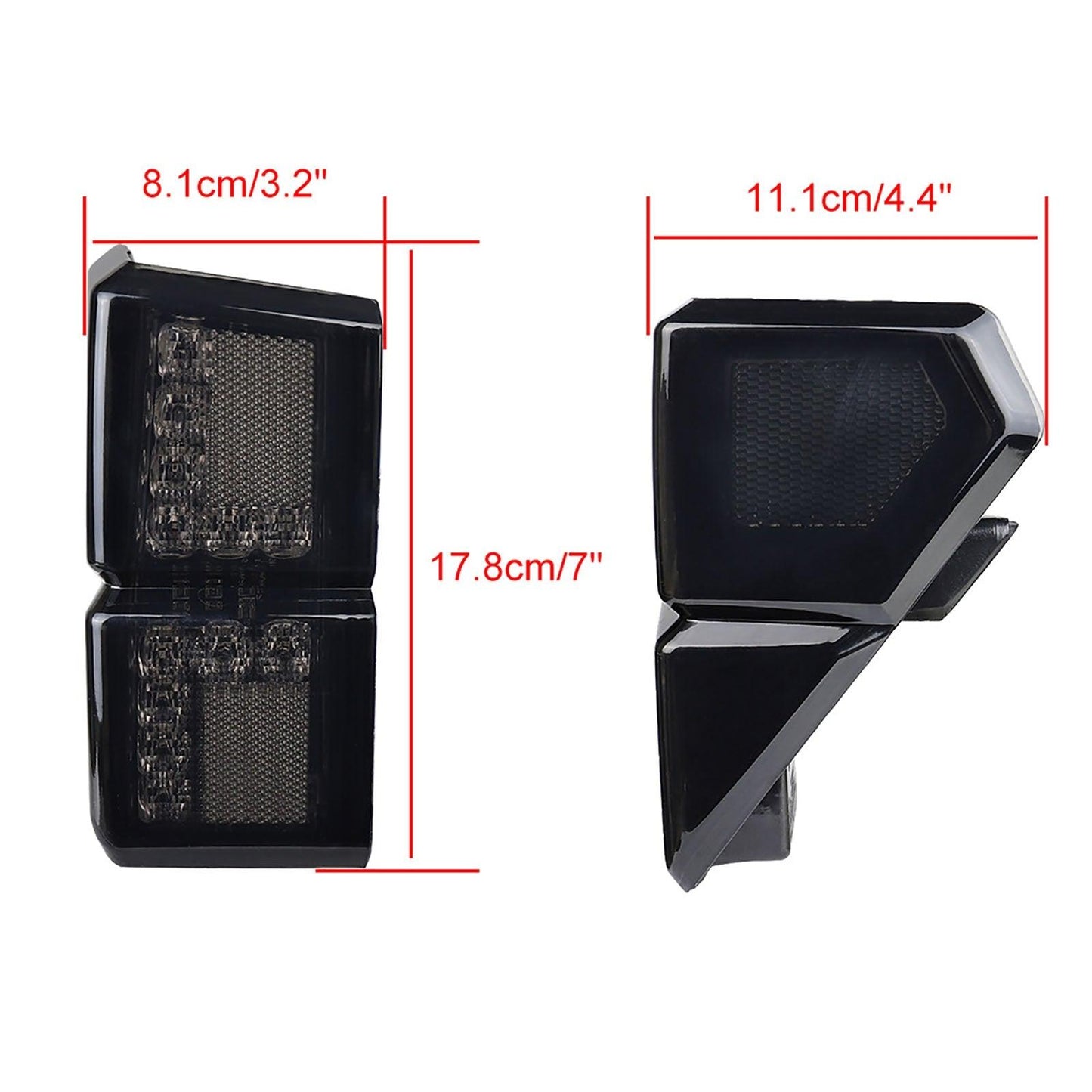 (2pcs/set) Feux Arrières LED Fumés pour Polaris Ranger 1000
